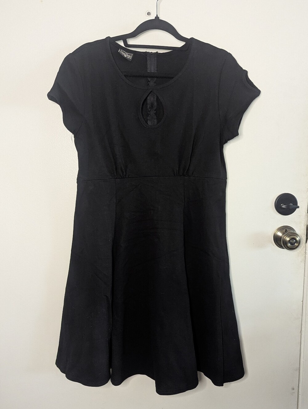 Steady Clothing Keyhole Cap Sleeve Dress 1XL No Pockets